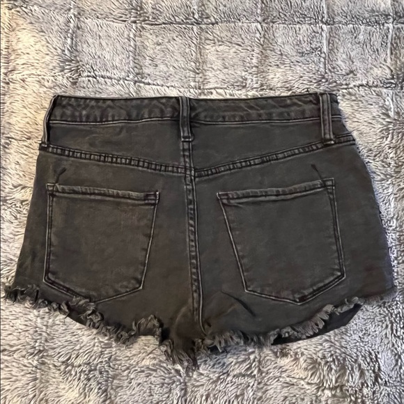 Target Distressed High Rise Jean Shorts - Picture 2 of 4